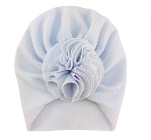 Baby Turban with Flower - Stylish Baby Headwear for Fashion Enthusiasts