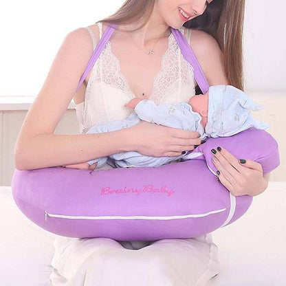 Multifunctional Nursing Pillow - Cotton/Polyester Blend Support for Parents